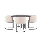 Round dining set (copenhagen, simrishamn)