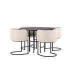 Round dining set (copenhagen, simrishamn)