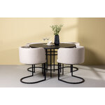 Round dining set (copenhagen, simrishamn)