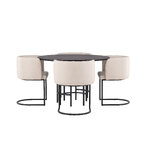 Round dining set (copenhagen, simrishamn)