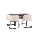 Round dining set (copenhagen, simrishamn)