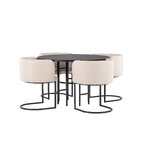 Round dining set (copenhagen, simrishamn)