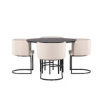 Round dining set (copenhagen, simrishamn)