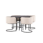 Round dining set (copenhagen, simrishamn)