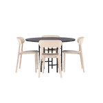 Round dining set (copenhagen, åstol)