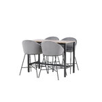 Rectangular dining set (camden, velvet)