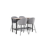 Rectangular dining set (camden, velvet)