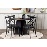 Round dining set (bootcut round, crosett)