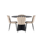 Round dining set (bootcut round, limhamn)