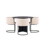 Round dining set (bootcut oval, Simrishamn)