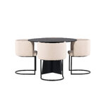 Round dining set (bootcut oval, Simrishamn)