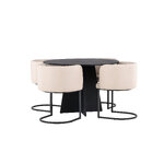 Round dining set (bootcut oval, Simrishamn)