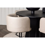 Round dining set (bootcut oval, Simrishamn)