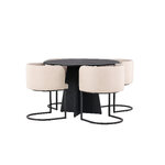 Round dining set (bootcut oval, Simrishamn)