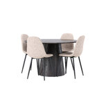 Round dining set (polar)