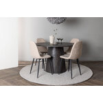 Round dining set (polar)