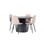 Round dining set (polar)