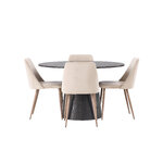 Round dining set (night)