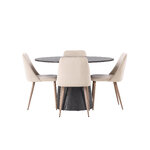 Round dining set (night)