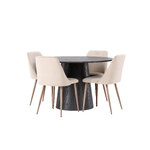 Round dining set (night)