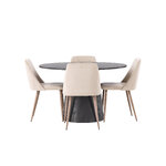 Round dining set (night)