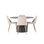 Round dining set (night)