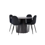 Round dining set (polar)