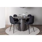 Round dining set (polar)