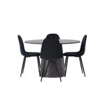 Round dining set (polar)