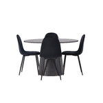 Round dining set (polar)