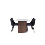 Oval dining set (night)