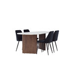 Oval dining set (night)