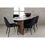 Oval dining set (night)