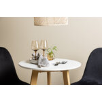 Round dining set (polar)