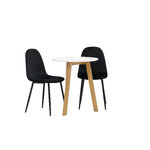 Round dining set (polar)