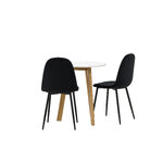 Round dining set (polar)