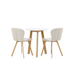 Round dining set (lilya)