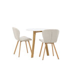 Round dining set (lilya)