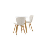 Round dining set (lilya)