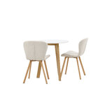 Round dining set (lilya)