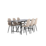 Rectangular dining set (polar)