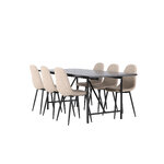 Rectangular dining set (polar)