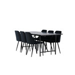 Rectangular dining set (night)