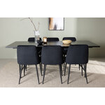 Rectangular dining set (night)