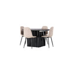 Round dining set (polar)