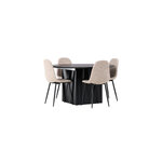 Round dining set (polar)