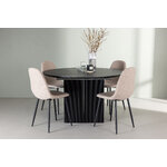 Round dining set (polar)