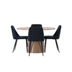 Round dining set (night)