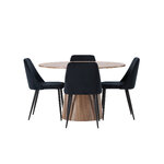 Round dining set (night)