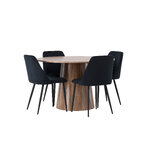 Round dining set (night)